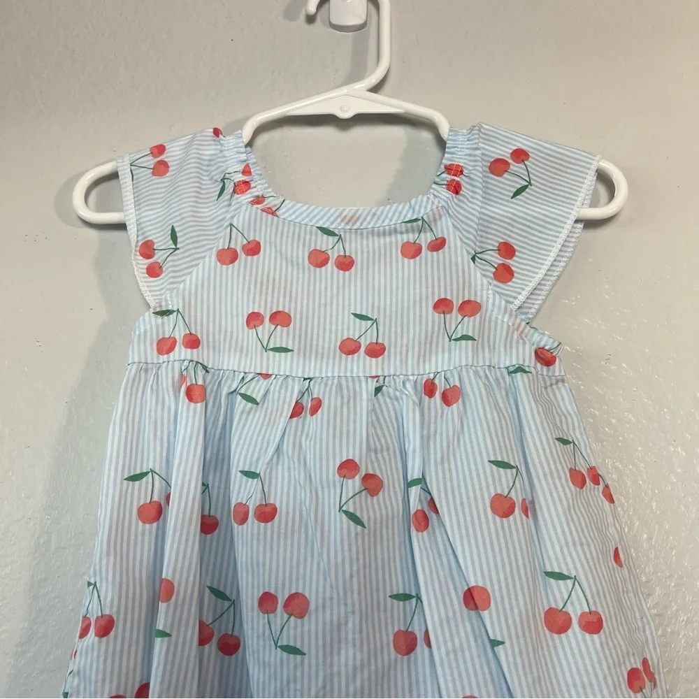 Baby Girls Cherries Romper Just‎ One You